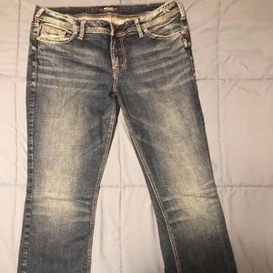 Boot Cut Silver Jeans